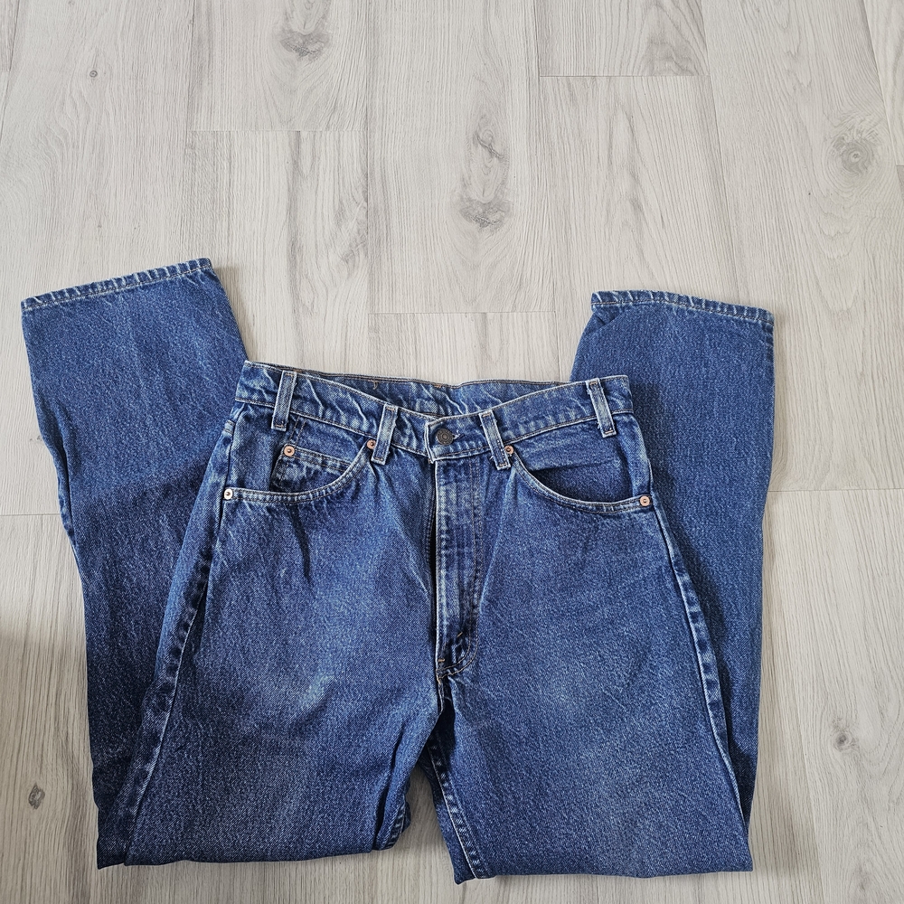 Levi's Dark Blue Straight Jeans